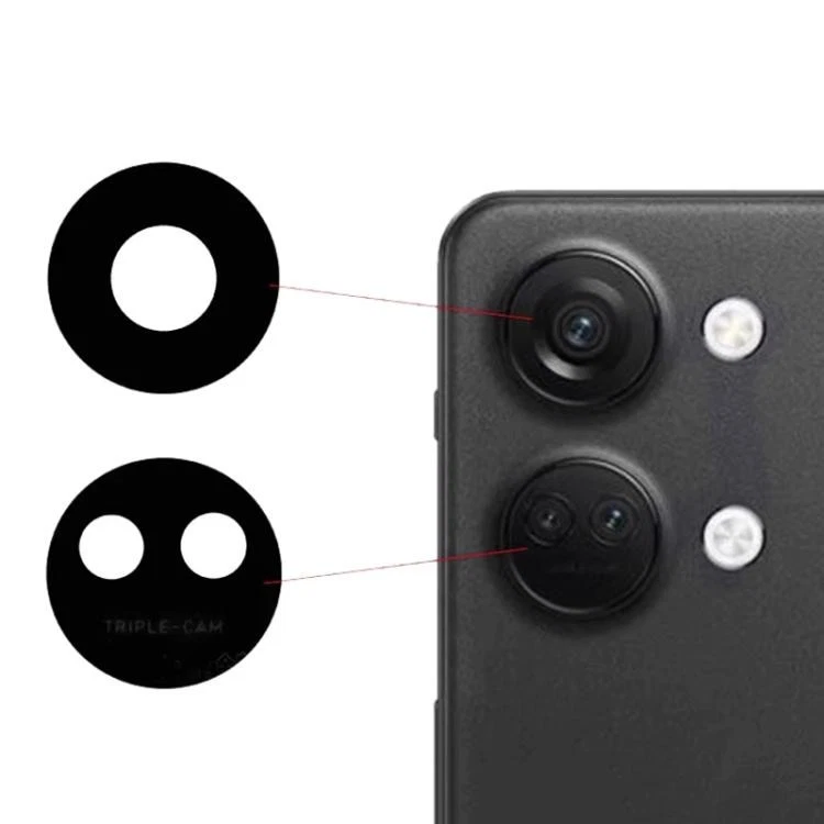 For oneplus at That 2V PHK110 Back Camera Lens Set (Black) - Image 1 of 1