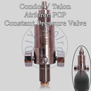 Condor / SS Airgun Adjustabl Constant Pressure PCP Valve Airforce 30Mpa 2 Tophat