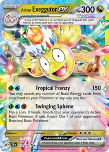 x1 Alolan Exeggutor ex - 133/191 - Double Rare Pokemon SV08 Surging Sparks M/NM - Picture 1 of 1