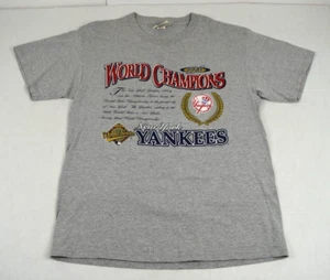 Vintage MLB T-Shirt Lee Sport Nutmeg Mills 1996 Size L New York Yankees - Picture 1 of 10