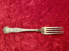 Htf Antique Hotel Astor 8? Fork 1835 R. Wallace Silver Plate Nyc Sunflower