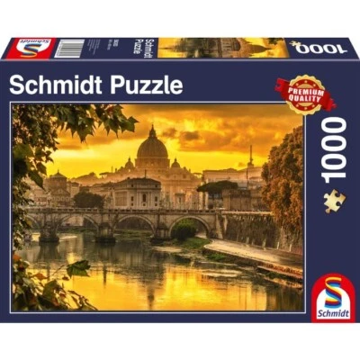 Puzzle Luce dorata su Roma - 1000 pz - Schmidt 58393 - Immagine 1 di 2