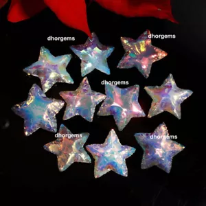 Pietra stella a forma di opalite rivestita aura stella stella metafisica cristallo intaglio guarigione - Foto 1 di 9