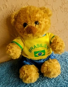 TEDDY mit Brasilien Trikot - Bild 1 von 4