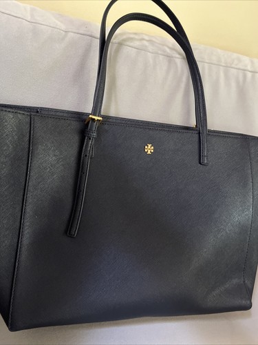 Tory Burch Emerson borsa grande blu navy originale nuova dust bag spedizione gratuita