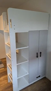 Ikea SMASTAD Hochbett weiß Kinder mit Schreibtisch und Schubladen - Bild 1 von 9