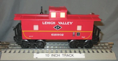 K-Line 616902 Lehigh Valley LV Illuminated Caboose O/027 ga. wks w/ Lionel 1997 - Image 1 of 4