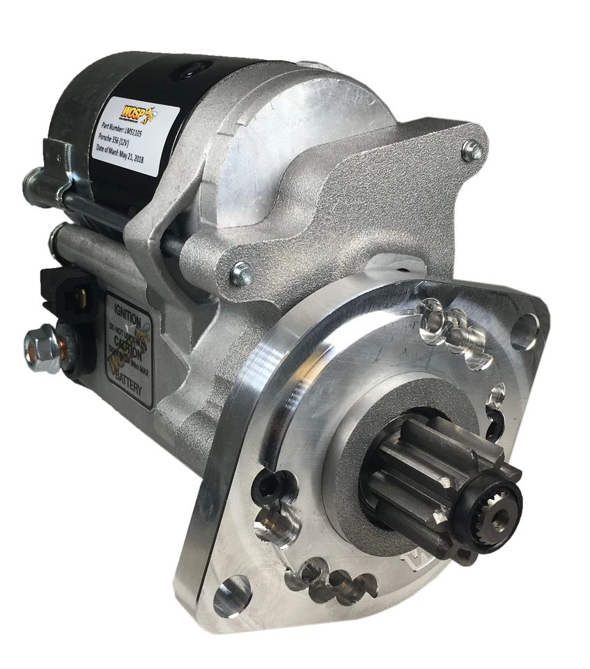 WOSP Starter High Torque 12v with 6V 109T Flywheel Beetle 356 17-2944-0 LMS1105 - Image 1 of 1