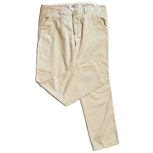 AMERICAN EAGLE Womens KHAKI Pants SLOUCHY 36x27 COTTON - Picture 1 of 12