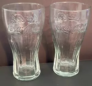 Coca Cola 6" Bicchieri trasparenti 16 once - Set di 2 - Foto 1 di 4