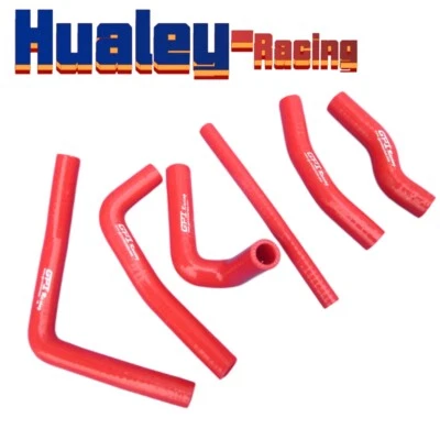 Mangueras de silicona rojas para Honda CRF250R 2004-2017 CRF250X 2006 2008 2012 2015 2016 Foto 1 de 4