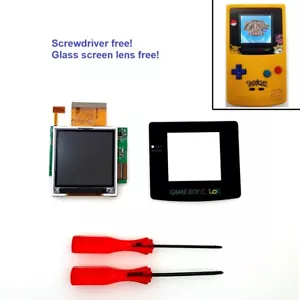 High Light Backlight LCD Screen Kit For Nintendo Game Boy Color GBC Console - Picture 1 of 7
