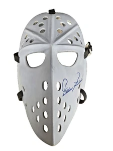 GILLES GILBERT Signed Full Size Fibrosport Boston Bruins Vintage Mask & Straps - Picture 1 of 6