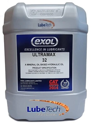 EXOL PREMIUM BRANDED HYDRAULIC OIL ISO VG 32 20 L * NOT CHEAP RECYCLED OIL*
