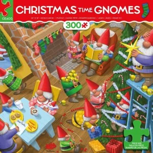 Ceaco Jigsaw Puzzle; Christmas Time Gnomes; 300 pcs; 2288-4 - Picture 1 of 1