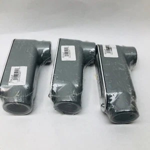 LOTE DE 3 RED DOT DALB-3-CG, CUERPO CONDUCTO ALUMINIO 1" CON TAPA Y JUNTA  - Imagen 1 de 5