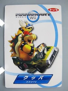 Bowser Mario kart TCG Card Super Famicom Rare Nintendo Made In Japan F/S No.1 - Picture 1 of 10
