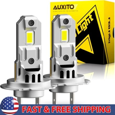 H7 Super Bright LED Bulbs Headlight Conversion High Low Beam 6500K White 2/4x - Image 1 of 4