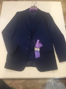 Jodano Boys Medium Blue 3 Piece Suit Size 16 - Picture 1 of 5