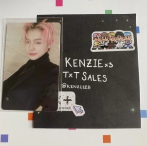 Official Yeonjun Photocard TXT BLUE HOUR Round 2 Preorder Benefit POB Weverse - Picture 1 of 2