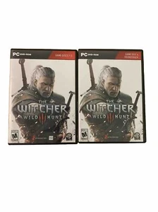 The Witcher III Wild Hunt PC DVD-ROM MANUALS w/ MANUALS + STICKER FREE SHIPPING - Picture 1 of 8