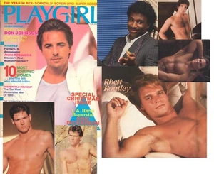 PLAYGIRL 12-85 DON JOHNSON ERIC DICKERSON JEFF ‘RHETT’ QUINN TIM WENTZEL DECEMBE - Picture 1 of 2