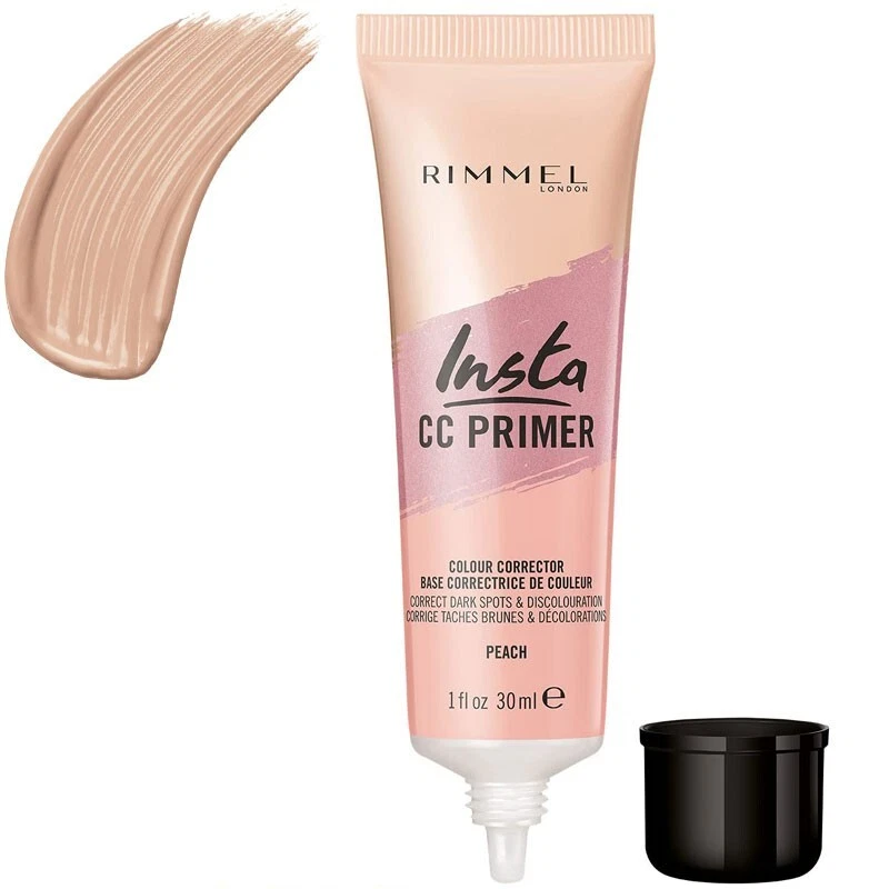 RIMMEL London Insta Colour Corrector Primer Peach 30ml - New Sealed - Free Post - Image 1 of 1