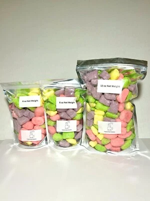 FREEZE DRIED FANATICS Freeze Dried Candy Laughy Taffy *Pick Size* Made Fresh