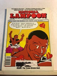 National Lampoon February 1989 The Humor Magazine Mike Tyson - Givens Bout - Picture 1 of 1