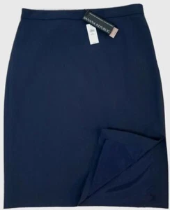 Falda lápiz Banana Republic ~Talla 10P ~Mezcla de lana italiana lavable Ranura lateral Nueva con etiquetas - Imagen 1 de 12