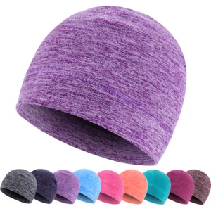 Skull Cap Helmet Liner Sweat Wicking Thermal Cycling Hat Running Cap Beanie Hats - Picture 1 of 23