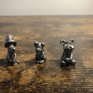 Miniature pewter animals Solid Lot Of 3 - Picture 1 of 7
