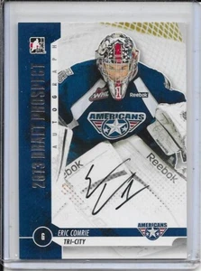2012-13 ITG Draft Prospects Eric Comrie automático - Imagen 1 de 2