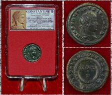 Ancient Roman Empire Coin CONSTANTINE II Wreath MUSEUM QUALITY COIN!