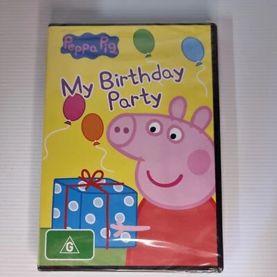 Peppa Pig - My Birthday Party DVD, 2014, PAL Region 4, Brand New & Sealed - image 1 of 2