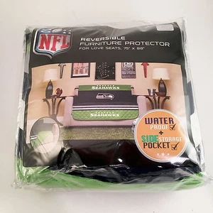 NFL Seattle Seahawks Love Seat Sofa Wende Möbelschutz mit Gummizug - Bild 1 von 6