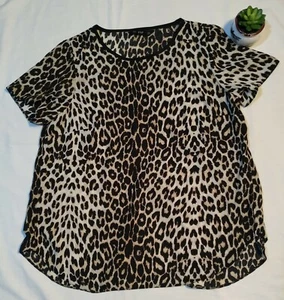 Leopard print top size 14 - Picture 1 of 2
