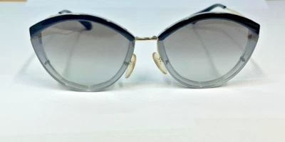 PRADA SPR07U BLACK GRADIANT GOLD CAT EYE SUNGLASSES - image 1 of 4