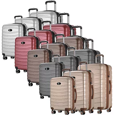 Reisekoffer Koffer Hartschalen Trolley Kofferset Rollen M-L-XL - Set in 5 Farben - Bild 1 von 2