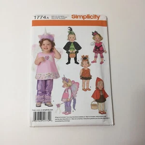 Disfraces para niños pequeños Simplicity 1774 talla 1/2-4 - Imagen 1 de 3