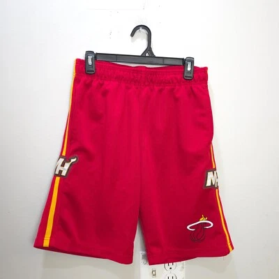Pantalones Cortos Miami Heat Para Hombre M Baloncesto Malla NBA Rojo Cordón Elástico Poliéster Foto 1 de 4