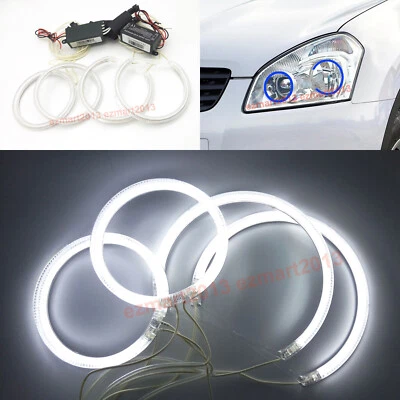 CCFL halo rings for Nissan Qashqai J10 2007 08 2009 2010 headlight angel eye DRL - Image 1 of 4