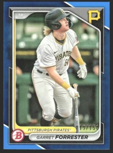 2024 Bowman Prospects Blue /150 Garret Forrester #BP-148 TS8 - Picture 1 of 2