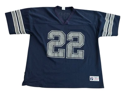 Camiseta de Colección Emmitt Smith #22 Dallas Cowboys Logo 7 Hecha en EE. UU. Adulto XL Foto 1 de 4
