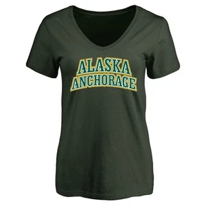 Women's Green Alaska Anchorage Seawolves Everyday T-Shirt - Picture 1 of 2