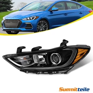 Left Driver Side Projector Headlights Front Lamp For 2017 2018 Hyundai Elantra - Picture 1 of 11
