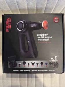 FITRX PRO Precision Multi-Angle Massager 7610 Portable 7 Attachments - OPEN BOX - Afbeelding 1 van 7