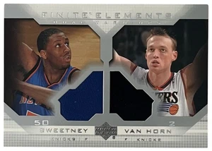 2003 Upper Deck Finite Elements Dual Warmups #FE14 Sweetney / Van Horn - Picture 1 of 2
