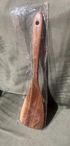 Handcrafted Acacia Wood Spatula – Heat-Resistant Nonstick Turner – New in Packag - Picture 1 of 2