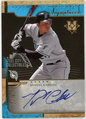 Miguel Cabrera 2005 Upper Deck Ultimate Autograph Card #US-MC 21/69 - Image 1 of 2